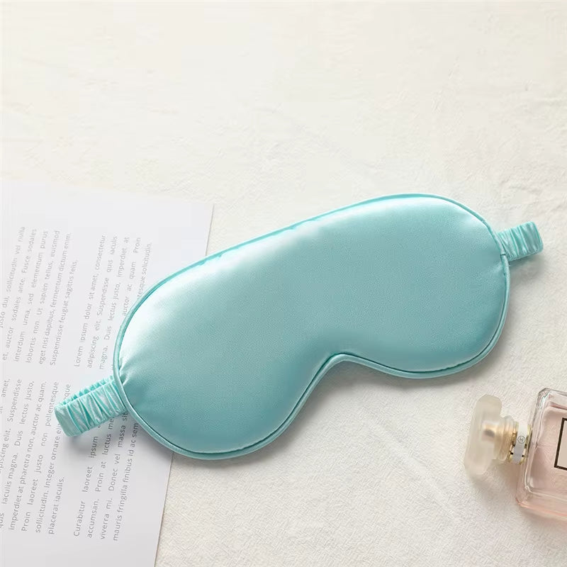 Satin Silk Sleep Eye Mask Eye Health Supplies Custom Color & Logo Party Favors Shading Light Eye Mask for Eye Care
