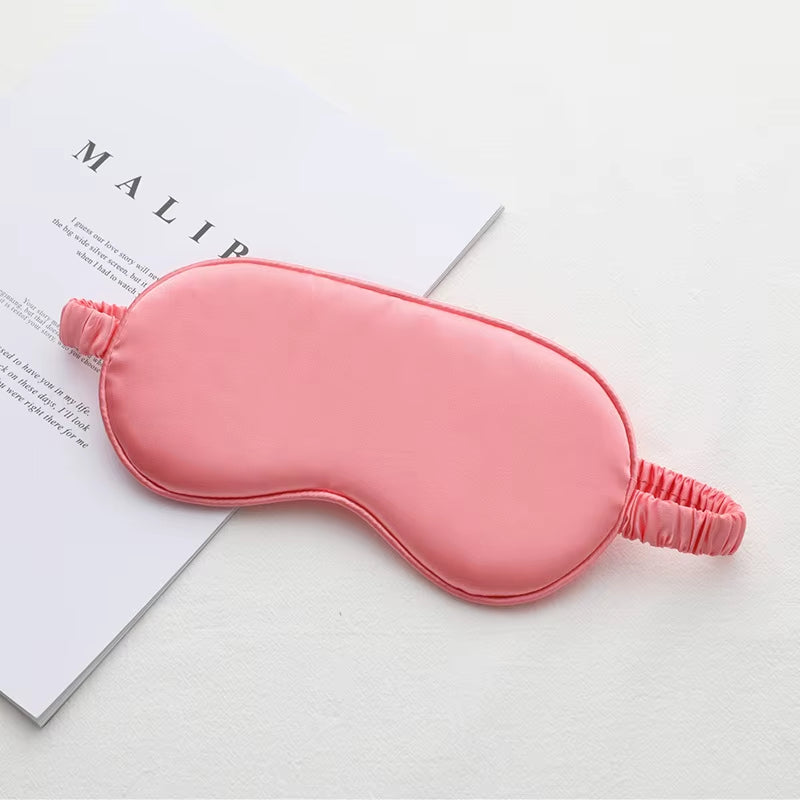 Satin Silk Sleep Eye Mask Eye Health Supplies Custom Color & Logo Party Favors Shading Light Eye Mask for Eye Care