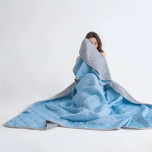 Cooling Blanket for Hot Sleepers Summer Blanket Thin Lightweight Breathable Soft Double Side Enhanced Cooling Blanket