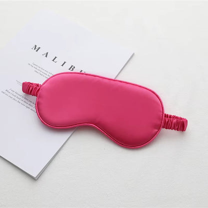Satin Silk Sleep Eye Mask Eye Health Supplies Custom Color & Logo Party Favors Shading Light Eye Mask for Eye Care