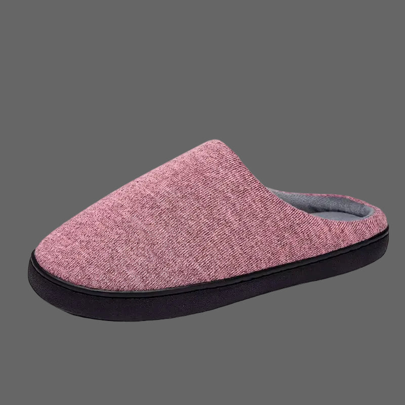 New Design Autumn Winter Men'S & Women'S Hotel Style Eco-Friendly Cotton Slippers Indoor Casual Slip-On Pure Color Shoes
