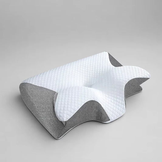 YUE RISE Wholesale Customizable Printed Nap Ergonomic Portable Eco-Friendly Slow Rebound Support Neck Memory Foam Pillow