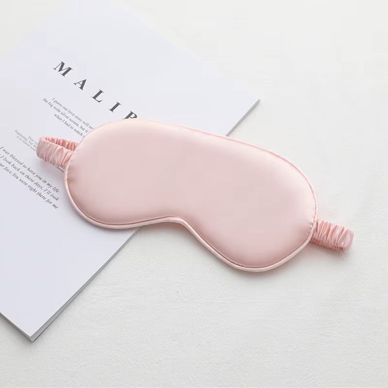 Satin Silk Sleep Eye Mask Eye Health Supplies Custom Color & Logo Party Favors Shading Light Eye Mask for Eye Care